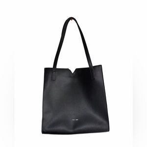 Pixie Mood Alicia Vegan Leather Tote Bag with V-Notch Detail